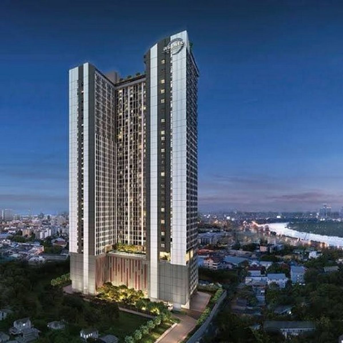 ขายคอนโดคลองเตย กล้วยน้ำไท : [ขาย] คอนโด Aspire Sukhumvit-Rama 4 โครงการ A | Fully Fitted | 26.5 ตร.ม. | 1 นอน 1 น้ำ | ห้องริม วิวสระ | ราคาพิเศษ