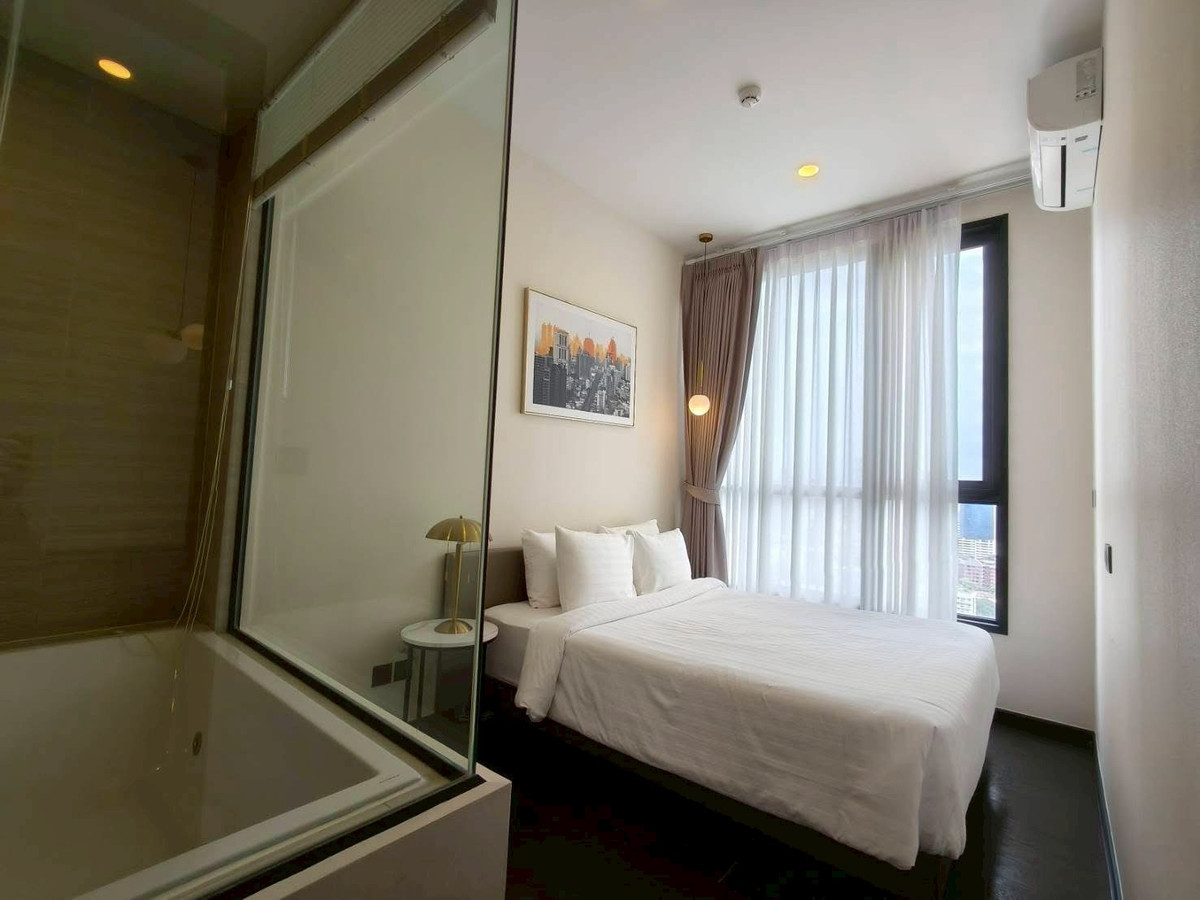 For RentCondoSukhumvit, Asoke, Thonglor : ✨ GT15856 | Condo Park Origin Thonglor, convenient travel, near BTS. Beautifully decorated room Fully furnished Ready to move in immediately!!