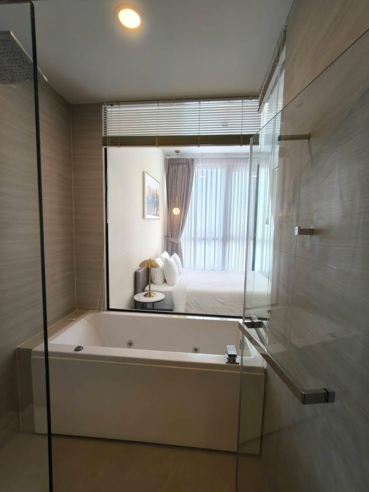 For RentCondoSukhumvit, Asoke, Thonglor : ✨ GT15856 | Condo Park Origin Thonglor, convenient travel, near BTS. Beautifully decorated room Fully furnished Ready to move in immediately!!