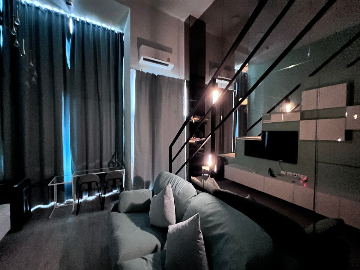 ให้เช่าคอนโดพระราม 9 เพชรบุรีตัดใหม่ RCA : 🔥ให้เช่าด่วน🔥 IDEO RAMA 9-ASOKE ห้อง Duplex ตกแต่งสวย เฟอร์นิเจอร์ครบ พร้อมเข้าอยู่ ❗