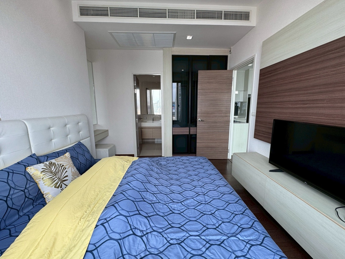 For RentCondoRama9, Petchburi, RCA : Q asoke - 2 bedrooms for rent, beautiful room, good condition, like new