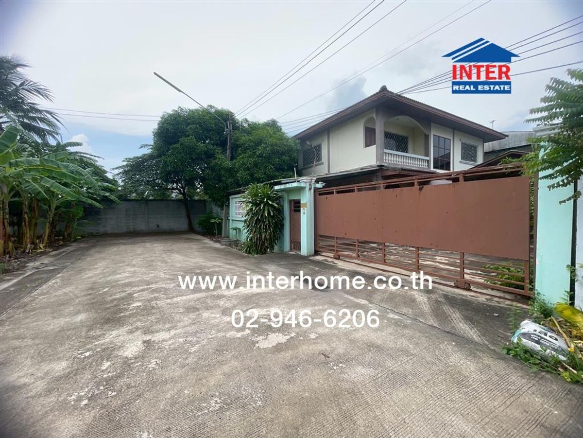 For SaleHouseMahachai Samut Sakhon : Detached house+2 floors warehouse 183 sq.w. House+Warehouse Soi Suan Luang 15, Phutthasakhon Road, Economic 1 Road