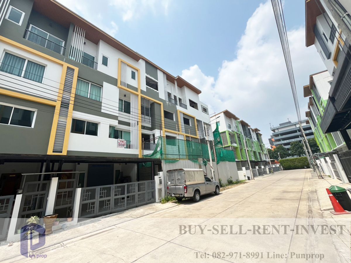 For SaleOfficeRama 2, Bang Khun Thian : Urgent sale !! Rama 2, 4 -story townhome, Aster Bless Village, on the main road, near Central Rama 2, 26.8 sq.wa, near 4 bedrooms, 5 water 9.9 million