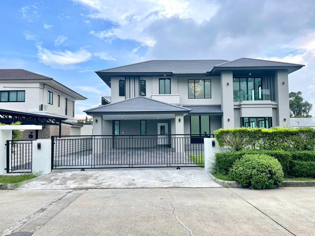 ขายบ้านมหาชัย สมุทรสาคร : ขายบ้านเดี่ยว 230ตรว. ณุศาศิริ ซิตี้ พระราม2 สมุทรสาคร พร้อมสระว่ายน้ำ ปรับปรุงใหม่พร้อมอยู่ 