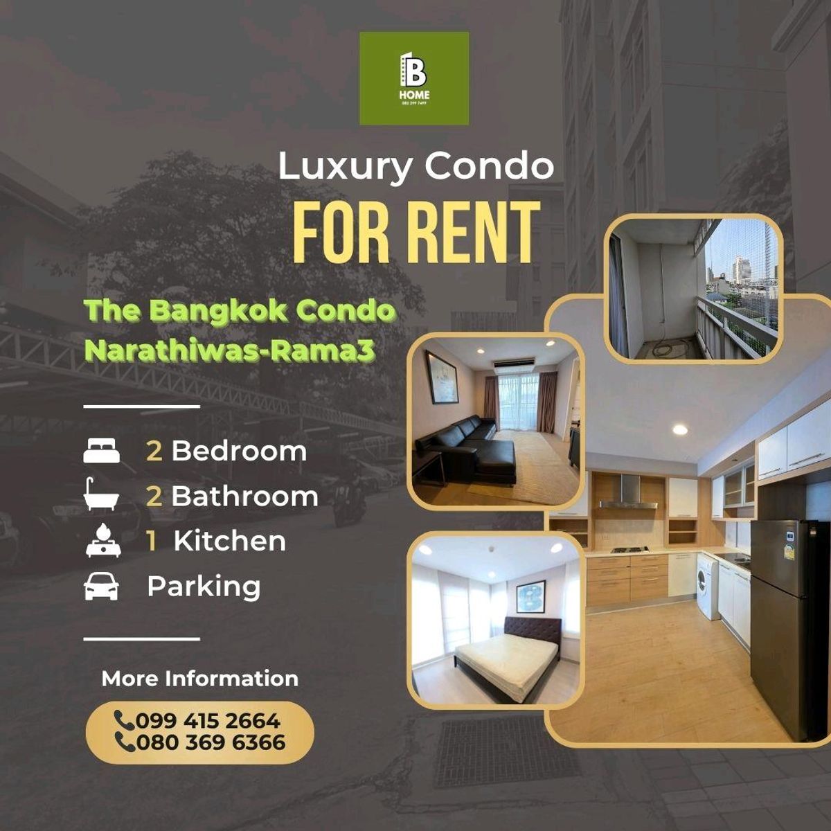 ให้เช่าคอนโดสาทร นราธิวาส : [RENT] Low-Rise ✨️The Bangkok Narathiwas✨️2 ห้องนอน 2 ห้องน้ำ สวยสะอาดสงบน่าอยู่ ใกล้พระราม3 -สาทร-สีลม สนใจ📞0994152664 • 0803696366