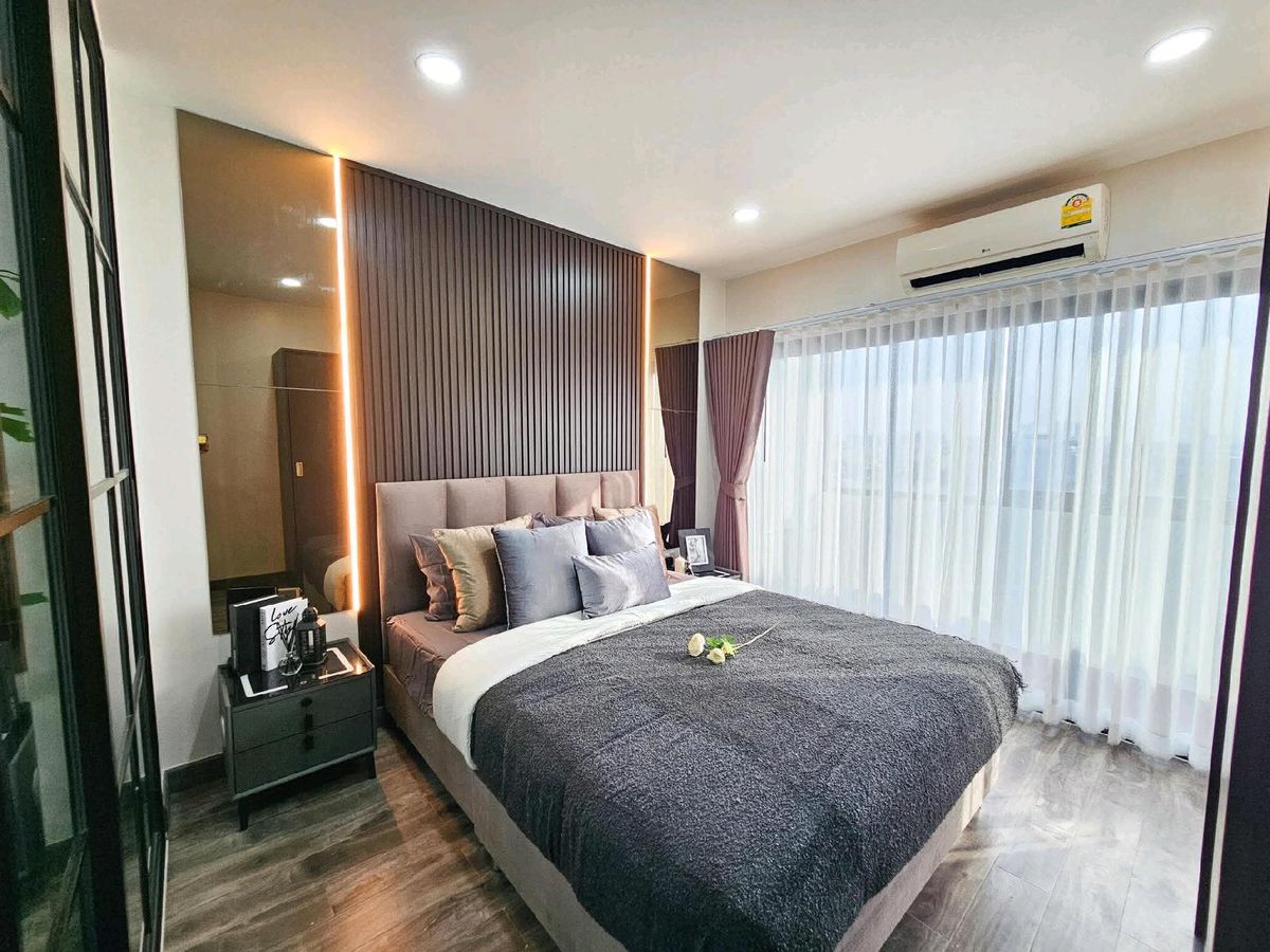 ขายคอนโดพัฒนาการ ศรีนครินทร์ : ขายคอนโด 2 ห้องนอนเดอะทรีโอการ์เด้น ขนาด 64 ตารางเมตร ใกล้รถไฟฟ้าเดินเพียง 2 นาที