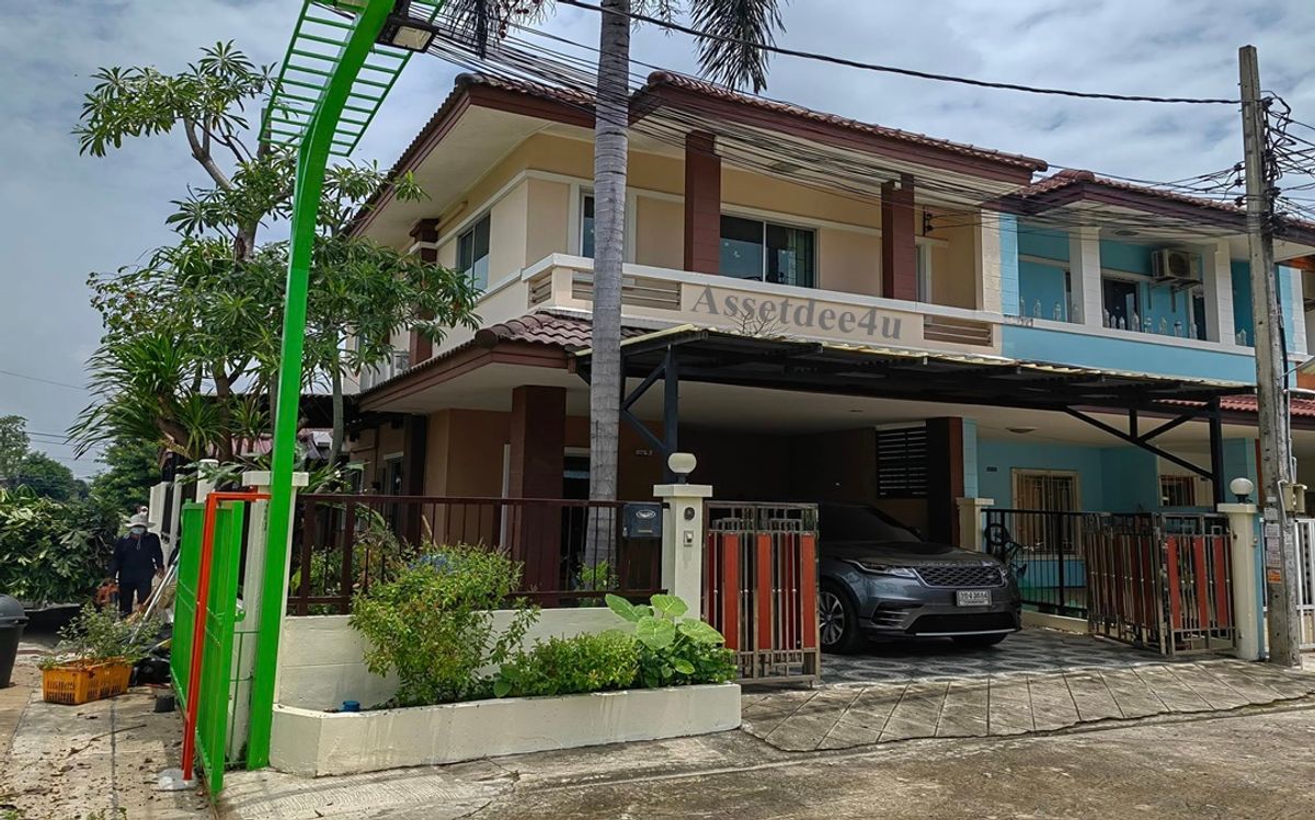 ให้เช่าทาวน์โฮมนวมินทร์ รามอินทรา : บ้านเช่ารามอินทรา AT571 ให้เช่าทาวน์เฮาส์ 2 ชั้น หลังมุม มีเฟอร์นิเจอร์บางส่วน ย่านสุขาภิบาล5 รามอินทรา กม.4