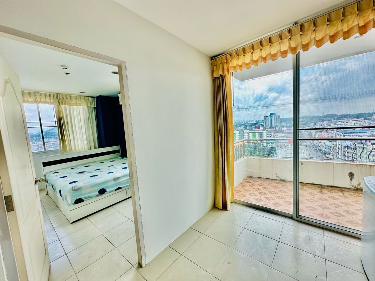 ขายคอนโดศรีราชา แหลมฉบัง บ้านบึง : ศรีราชา คอนโด วิว ห้องหัวมุม 47.65 ตรม. ชั้น 11 ถนนสุรศักดิ์ 1 ตำบลศรีราชา อำเภอศรีราชา จังหวัดชลบุรี