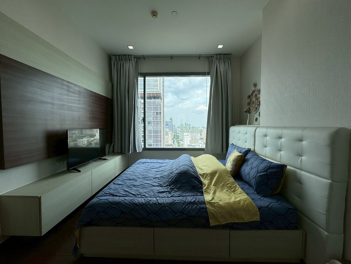 For RentCondoRama9, Petchburi, RCA : Q asoke - 2 bedrooms for rent, beautiful room, good condition, like new