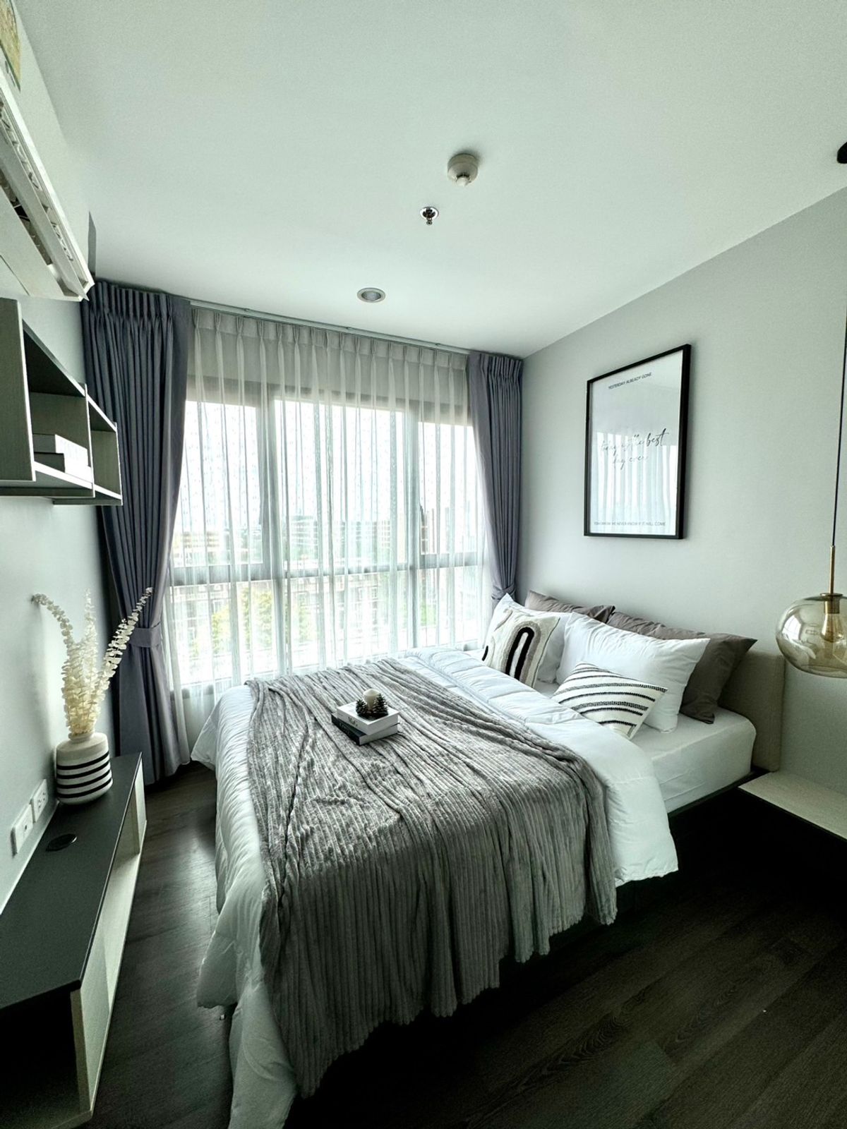 For RentCondoOnnut, Udomsuk : P-38862 🏢Condo for rent The Base Park East Sukhumvit 77 fully furnished (Confirm again when visit). 🔥🔥🔥  Line Id: @easythaihome 085-592-2897