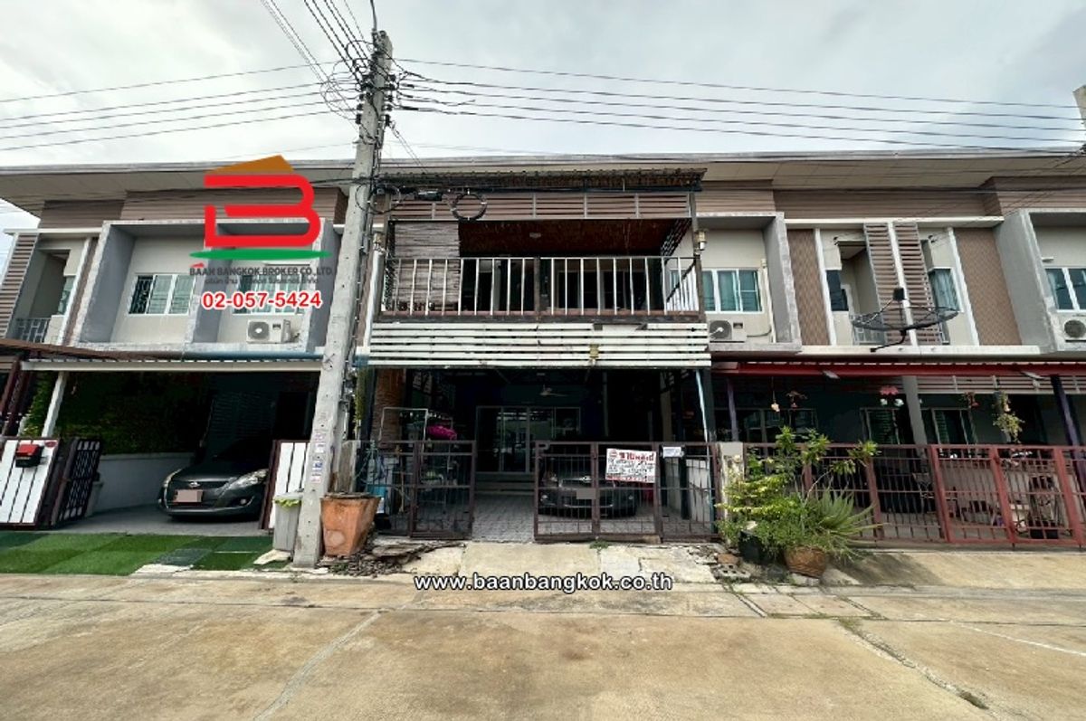 ขายทาวน์โฮมนนทบุรี บางใหญ่ บางบัวทอง : ทาวน์โฮม โครงการ เดอะเบลส ชัยพฤกษ์ เนื้อที่ 20 ตร.ว ตำบลละหาร อำเภอบางบัวทอง จังหวัดนนทบุรี