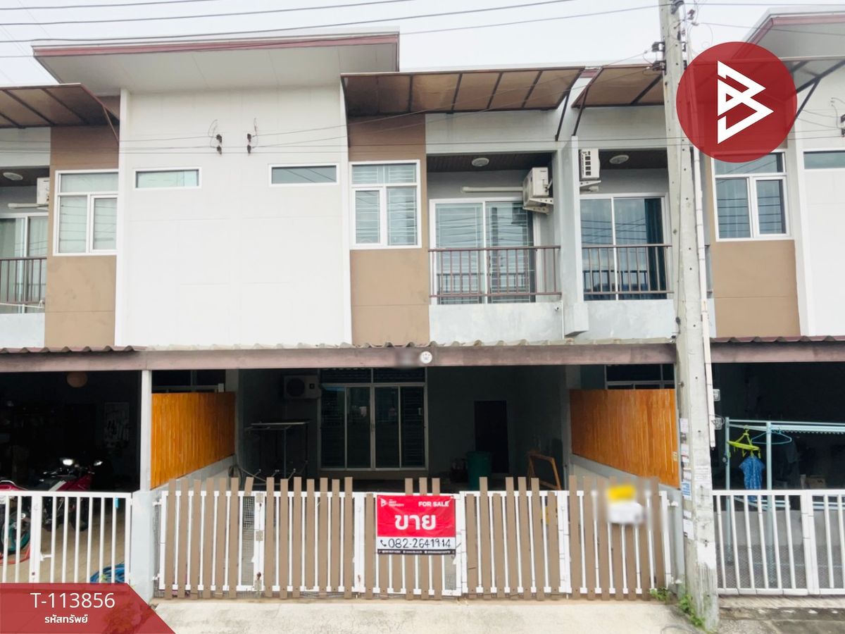 ขายทาวน์โฮมศรีราชา แหลมฉบัง บ้านบึง : ขายทาวน์เฮ้าส์ หมู่บ้านโกลเด้นทาวน์ วังหิน-แตงอ่อน (Golden Town Wanghin-Tangon) ศรีราชา ชลบุรี