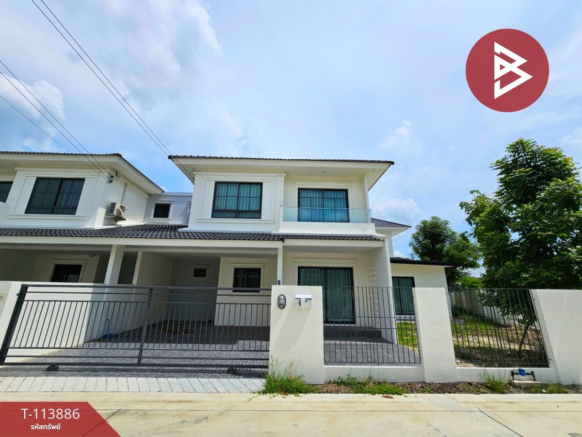 ขายพัทยา บางแสน ชลบุรี สัตหีบ : ขายบ้านแฝด หมู่บ้านมณีรินทร์ มิดทาวน์ ซอย12 (Maneerin Midtown Soi12) นาป่า ชลบุรี