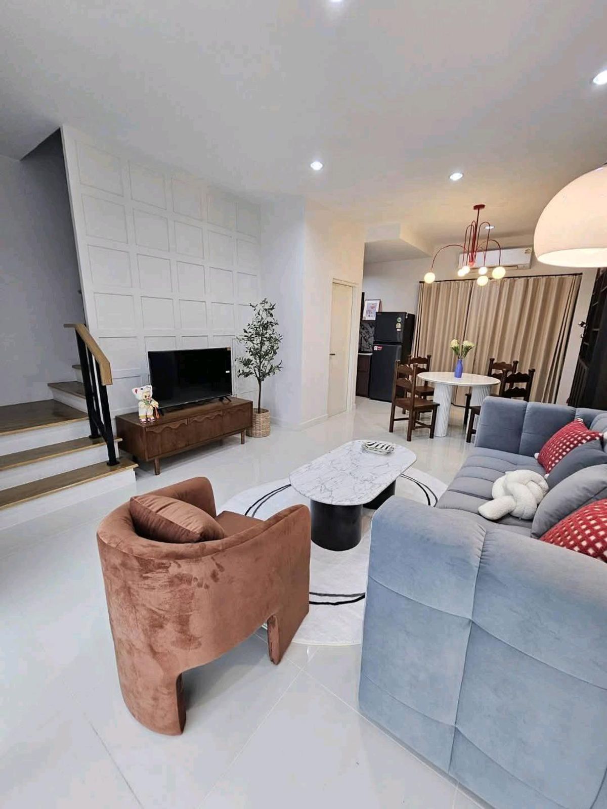 ให้เช่าทาวน์โฮมมีนบุรี-ร่มเกล้า : Available 🔥🔥 Townhome for rent  Baan KlangMueng Rama 9 - Krungthep Kreetha 🔥🔥