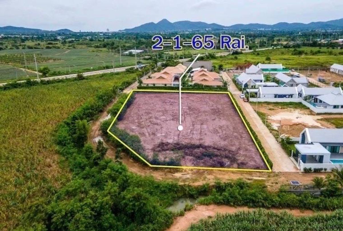 ขายที่ดินหัวหิน ประจวบคีรีขันธ์ : ขายที่ดินทำเลทองหัวหิน 2 ไร่ 1 งาน 65 ตร.ว. พร้อมพัฒนา!