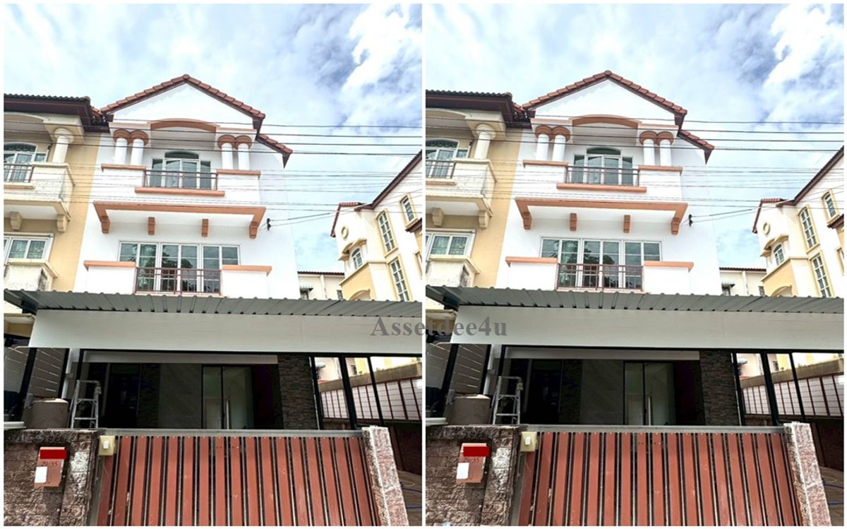 ให้เช่าโฮมออฟฟิศแจ้งวัฒนะ เมืองทอง : AT574 ให้เช่าทาวน์โฮม โฮมออฟฟิศ 3 ชั้นครึ่ง ทาวน์โฮม สรานนท์ ปากเกร็ด ที่จอดรถ 5 คัน ใกล้เซ็นทรัล แจ้งวัฒนะ