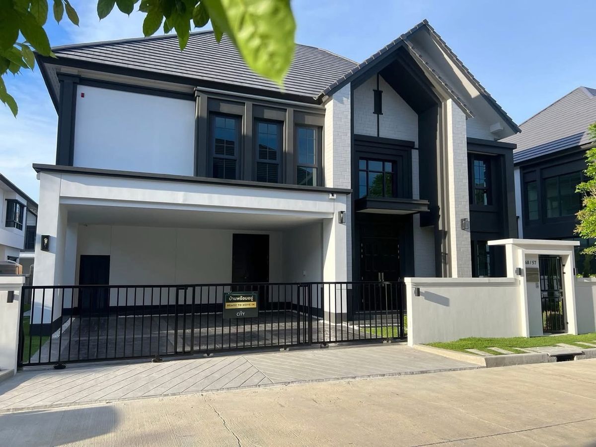 ให้เช่าบ้านบางนา แบริ่ง ลาซาล : The city bangna 2 for rent ( unfurnished )
