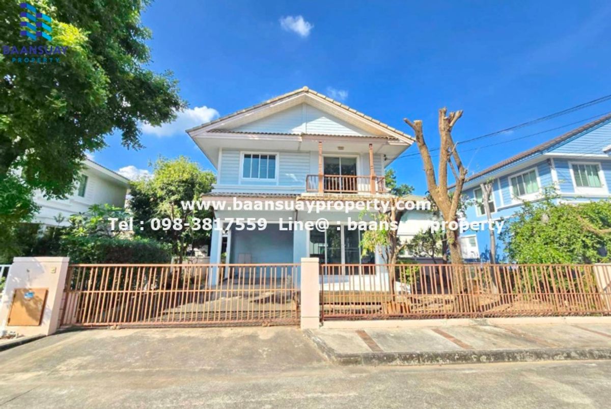 ให้เช่าบ้านปทุมธานี รังสิต ธรรมศาสตร์ : ให้เช่า บ้านเดี่ยว 2 ชั้น ม.พฤกษ์ลดา 1 (รังสิต-คลอง4) ถนนไสวประชาราษฎร์  ใกล้โรงเรียนแย้มสะอาด 