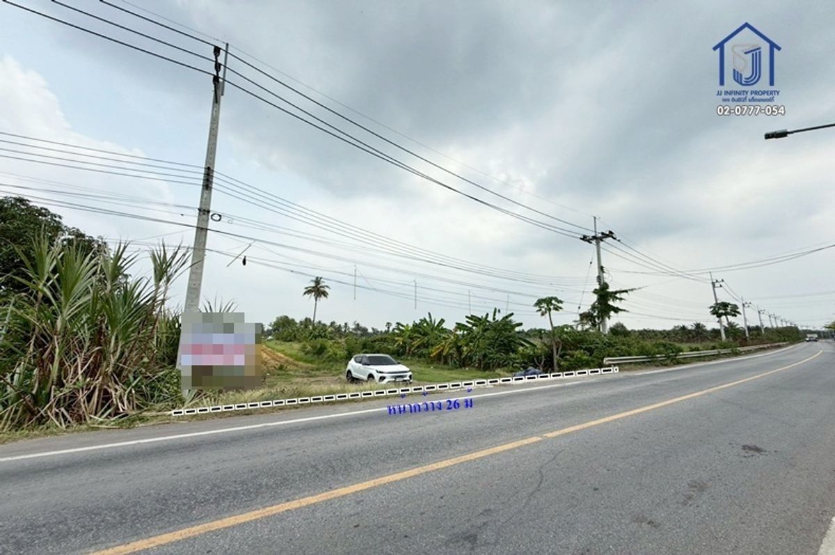 ขายที่ดินนครปฐม : ขายที่ดิน 2ไร่  นครชัยศรี นครปฐม ใกล้แม่น้ำท่าจีน