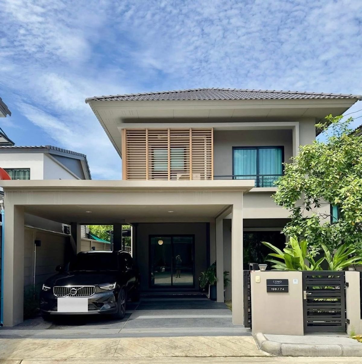 ให้เช่าบ้านสมุทรปราการ สำโรง : เช่าบ้านเดี่ยว Areeya Como Botanica Bangna
