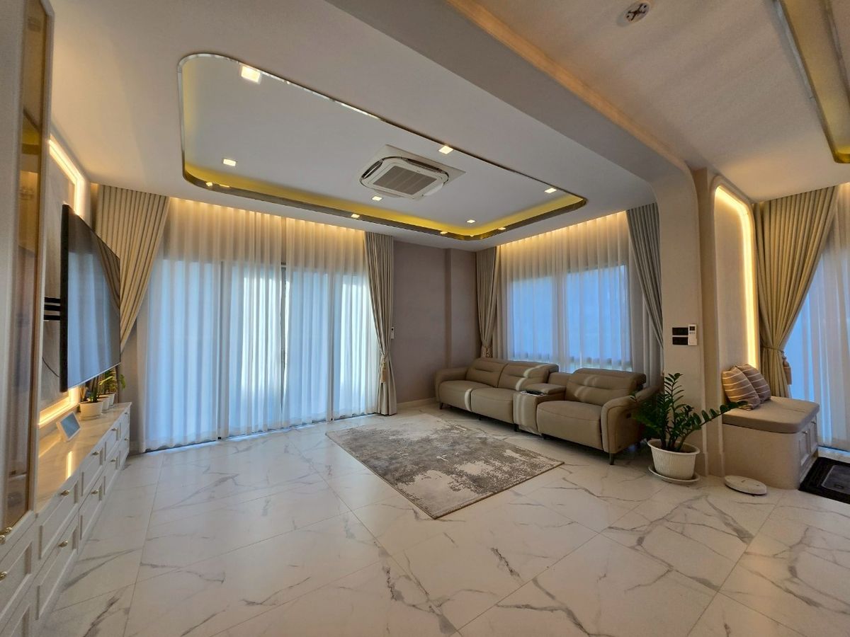 For SaleHouseChaengwatana, Muangthong : 🔥🔥Cheapest in the project Fully furnished and ready to move in, selling at a loss!! Bangkok Boulevard Signature Chaengwattana🔥🔥New house 100 sq m with furniture throughout (as in the picture)