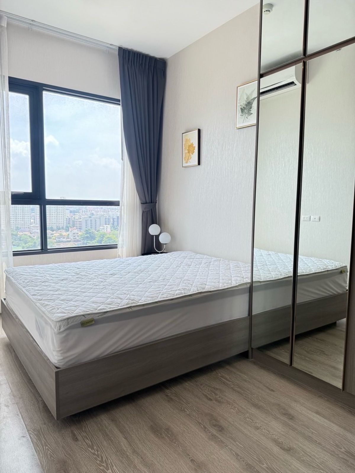 For RentCondoOnnut, Udomsuk : 🌈 Ready to stay 🌈🌿 🌿Knightsbridge Prime Onnut🌿 Width 28 sqm • 🍀 Floor 14en East • Morning sunlight • Very beautiful view ⛔️⛔️not co-AG⛔️⛔️
