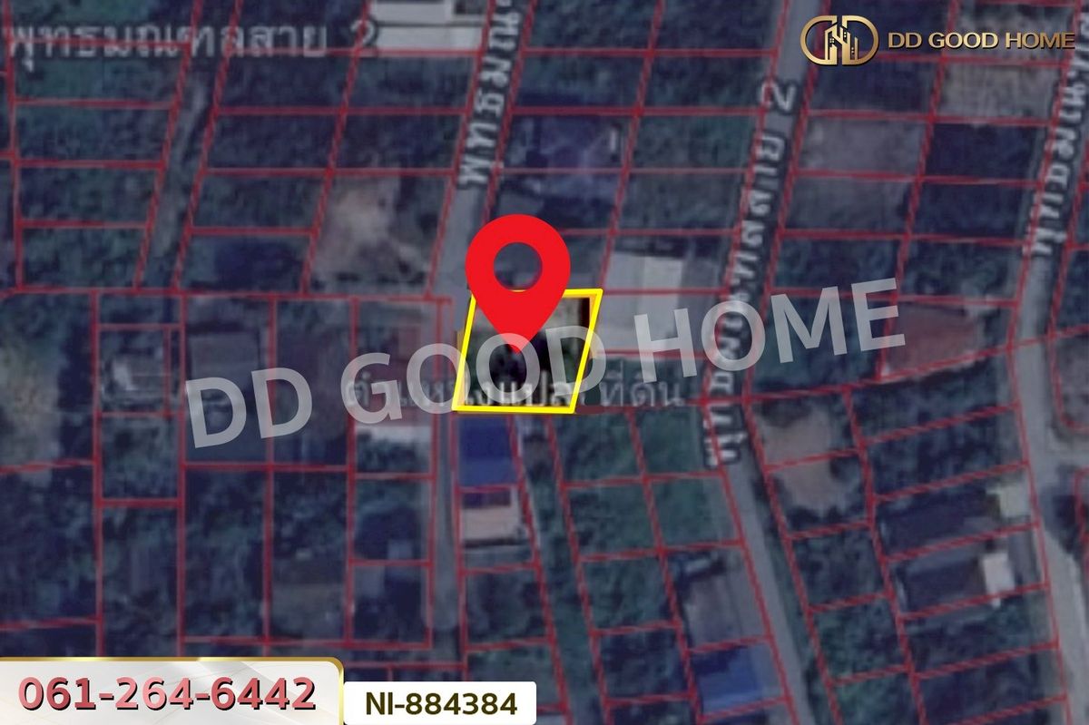 ขายที่ดินพุทธมณฑล ศาลายา : NI-884384 ที่ดินทวีวัฒนา 93.9 ตร.ว. ซ.พุทธมณฑล 27 ใกล้พุทธมณฑล สาย 2