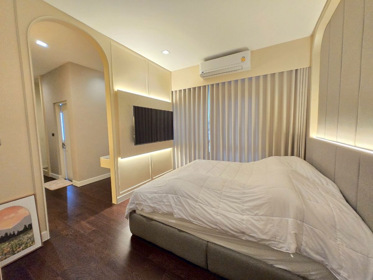 For SaleHouseChaengwatana, Muangthong : 🔥🔥Cheapest in the project Fully furnished and ready to move in, selling at a loss!! Bangkok Boulevard Signature Chaengwattana🔥🔥New house 100 sq m with furniture throughout (as in the picture)