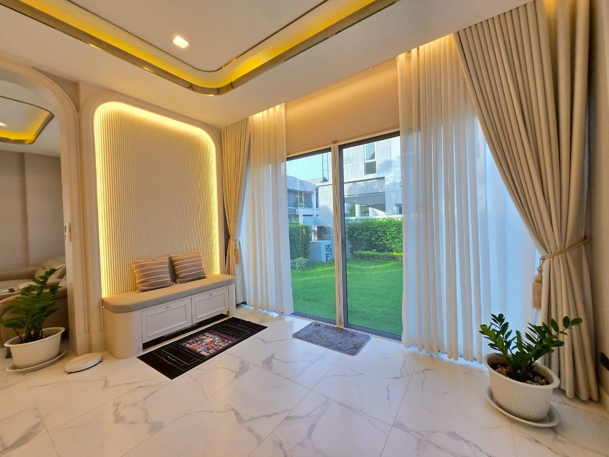 For SaleHouseChaengwatana, Muangthong : 🔥🔥Cheapest in the project Fully furnished and ready to move in, selling at a loss!! Bangkok Boulevard Signature Chaengwattana🔥🔥New house 100 sq m with furniture throughout (as in the picture)