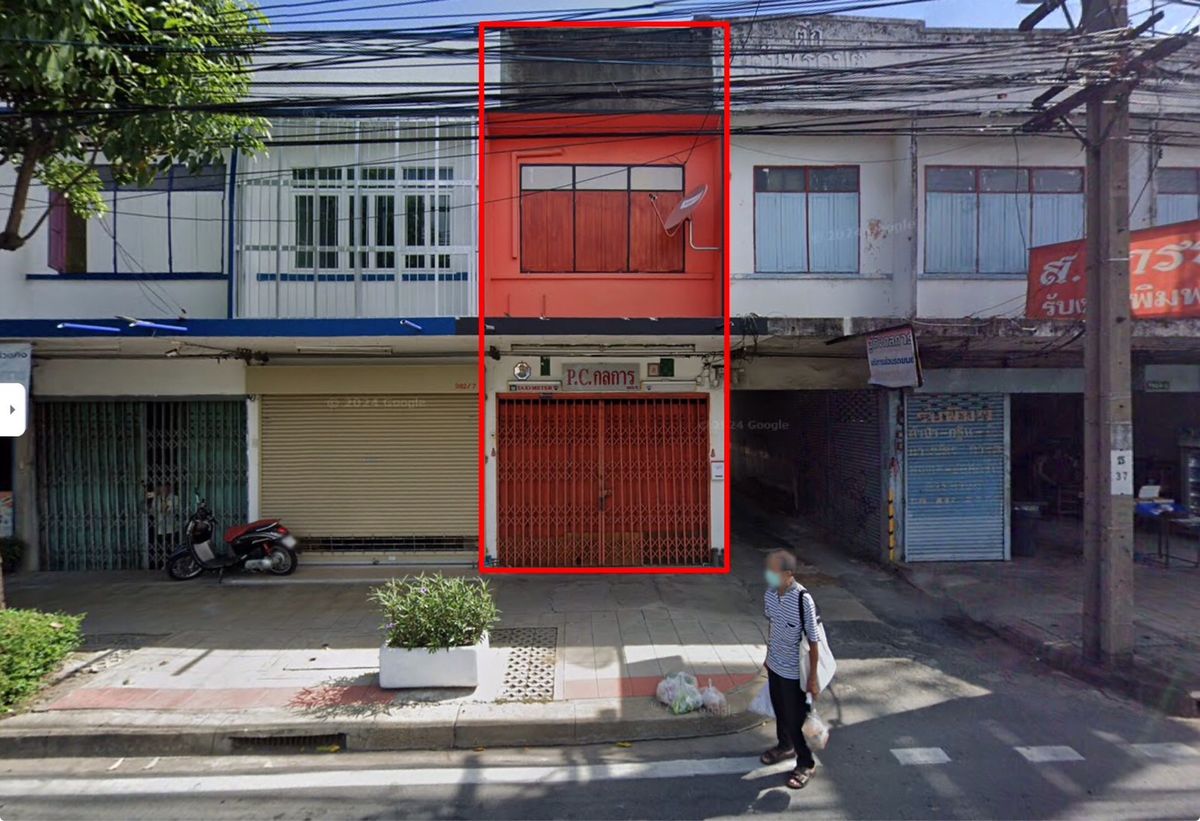 ขายอาคารพาณิชย์ปิ่นเกล้า จรัญสนิทวงศ์ : อาคารพาณิชย์ 2 ชั้น ติดถนนพรานนก ใกล้ MRT ไฟฉาย
