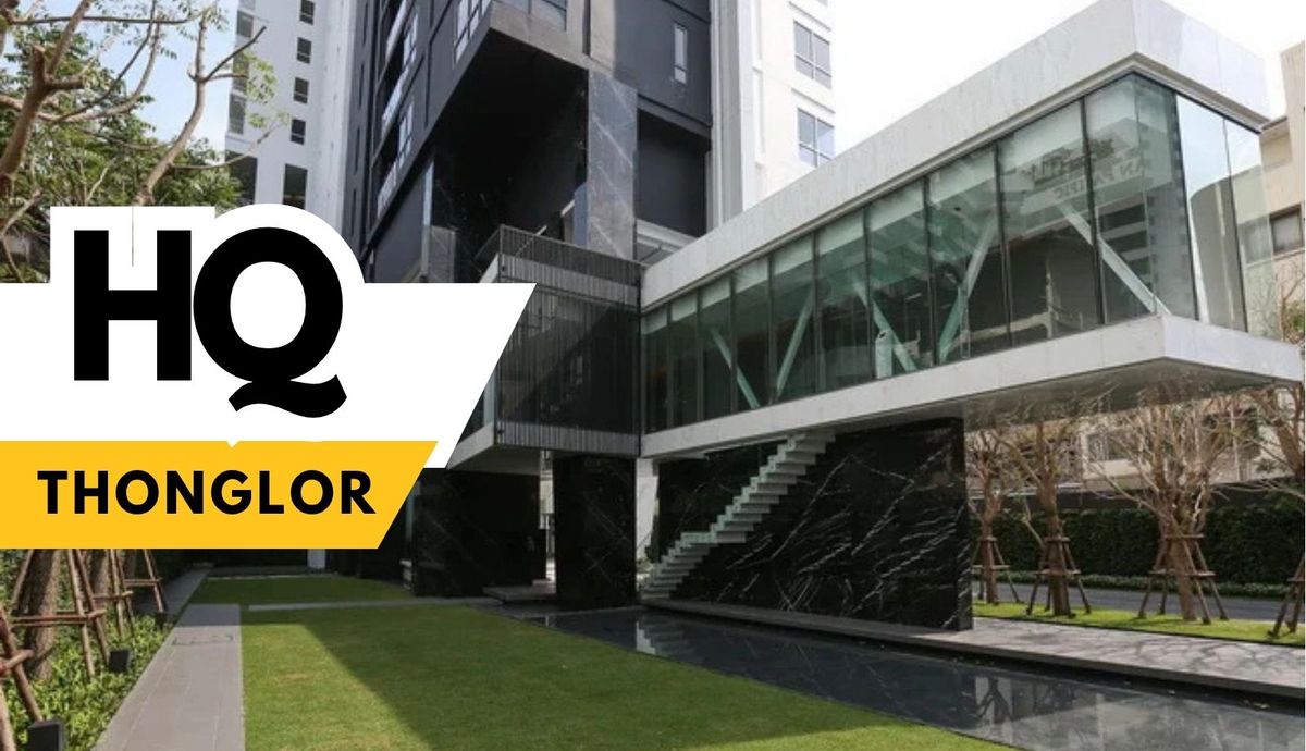 ให้เช่าคอนโดสุขุมวิท อโศก ทองหล่อ : ให้เช่า HQ Thonglor | 2 ห้องนอน พร้อมอยู่ เฟอร์ครบ ใจกลางทองหล่อ