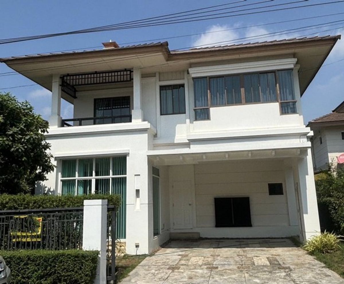 ให้เช่าบ้านบางนา แบริ่ง ลาซาล : HR2544ให้เช่าบ้านเดี่ยว 2 ชั้น หมู่บ้านเศรษฐสิริ (บางนา-วงแหวน) หลังเมกกะบางนา 200 เมตร เหมาะอยู่อาศัยเดินทางสะดวก