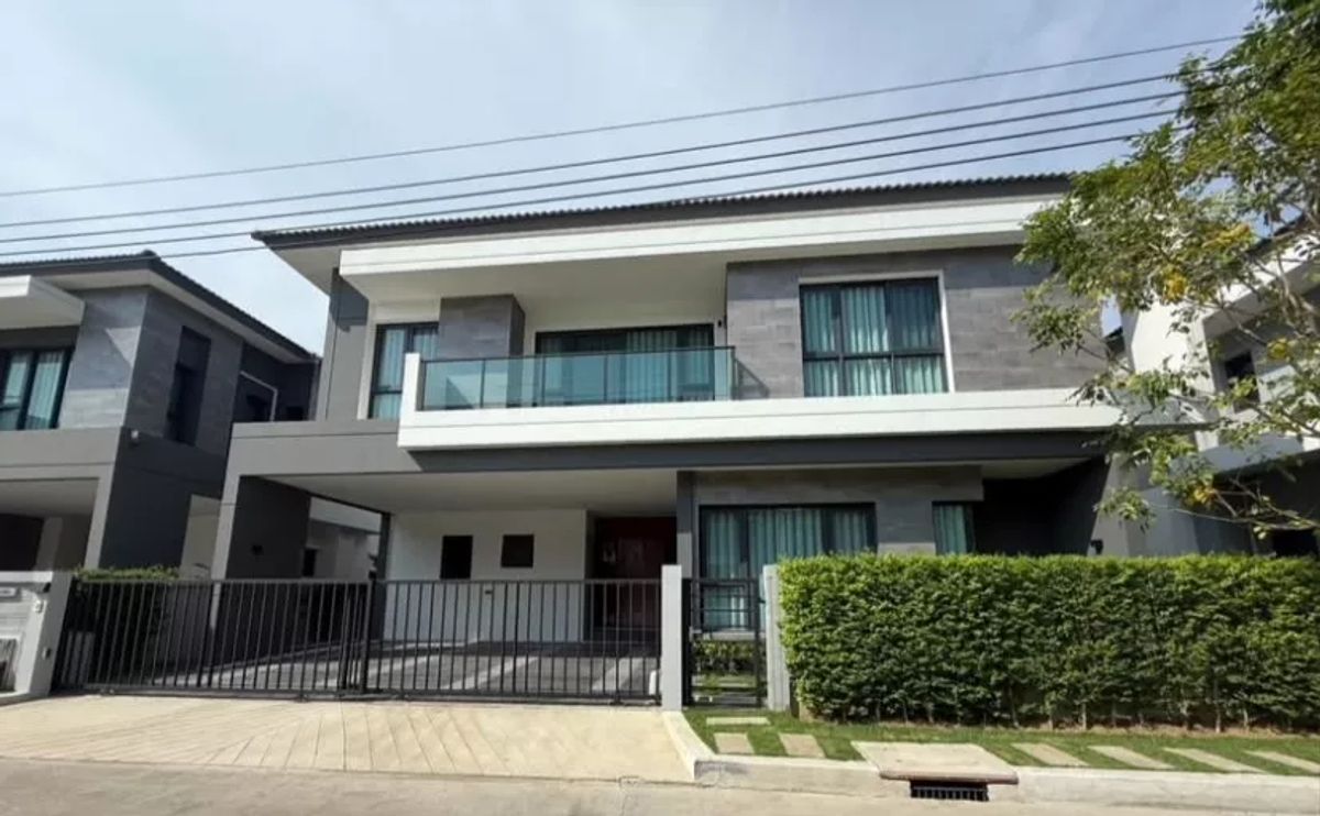 ให้เช่าบ้านบางนา แบริ่ง ลาซาล : ให้เช่าบ้านเดี่ยว The City Bangna (โครงการใหม่) ตกแต่งพร้อมอยู่ ใกล้เมกะบางนา BRE25097