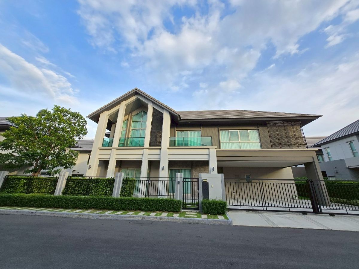 For SaleHouseChaengwatana, Muangthong : 🔥🔥Cheapest in the project Fully furnished and ready to move in, selling at a loss!! Bangkok Boulevard Signature Chaengwattana🔥🔥New house 100 sq m with furniture throughout (as in the picture)