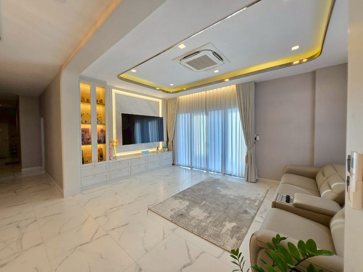 For SaleHouseChaengwatana, Muangthong : 🔥🔥Cheapest in the project Fully furnished and ready to move in, selling at a loss!! Bangkok Boulevard Signature Chaengwattana🔥🔥New house 100 sq m with furniture throughout (as in the picture)