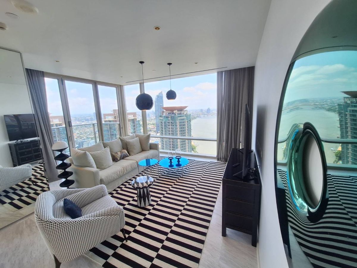 For RentCondoSathorn, Narathiwat : For Rent Four Seasons Private Residences 116 SQM 2 Beds 2 Baths