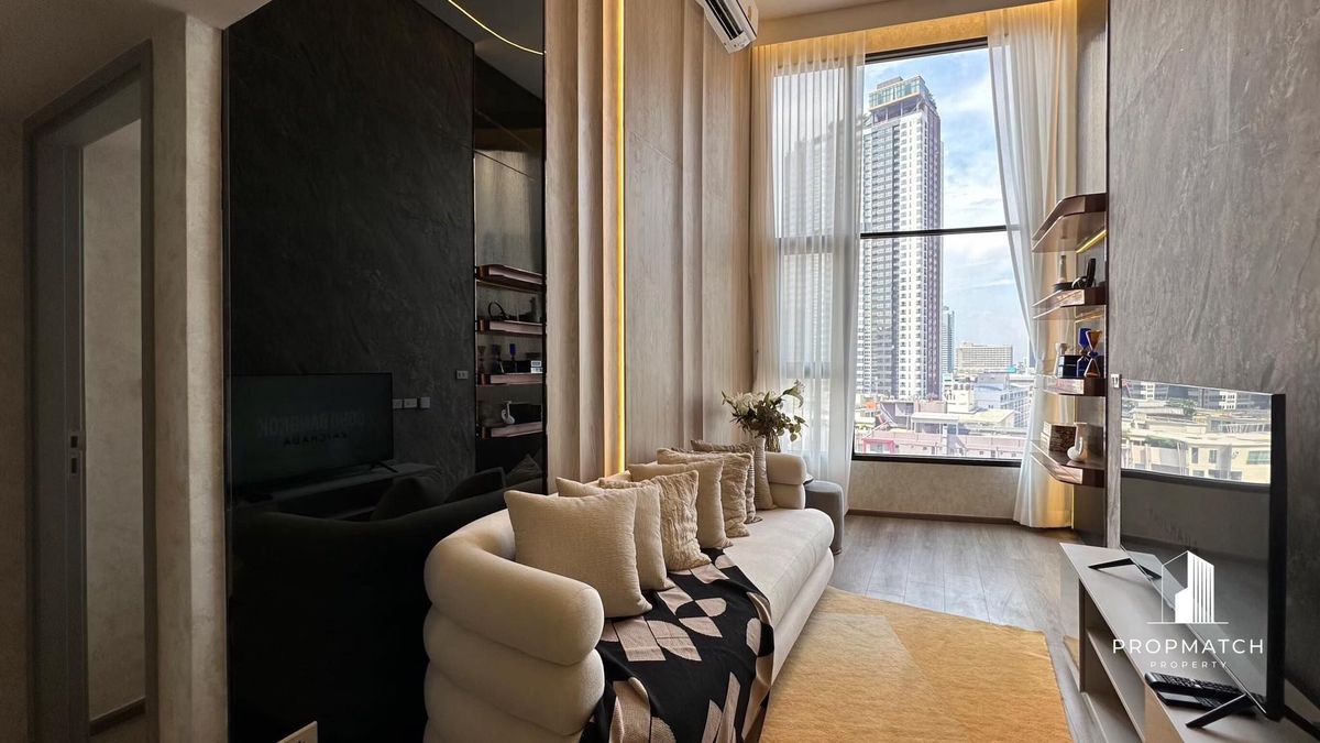 ให้เช่าคอนโดรัชดา ห้วยขวาง : ✨Flash Deal ✨SOHO Bangkok Ratchada (2Bed1Bath48SQM.) แต่งครบพร้อมอยู่ !! เพียง 42,000 บาทต่อเดือน Tel.0981315848 @propmatch