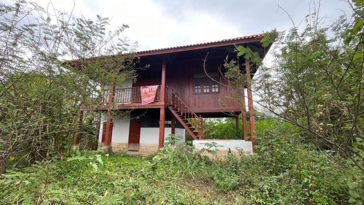 For SaleHouseLamphun : 2 -storey detached house for sale, Lanna style, natural atmosphere, Ping River, Lamphun Province