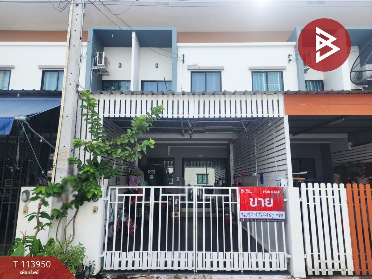 For SaleTownhomePattaya, Bangsaen, Chonburi : Townhouse for sale The Next Townhome Bueng2 Village, Sriracha, Chon Buri