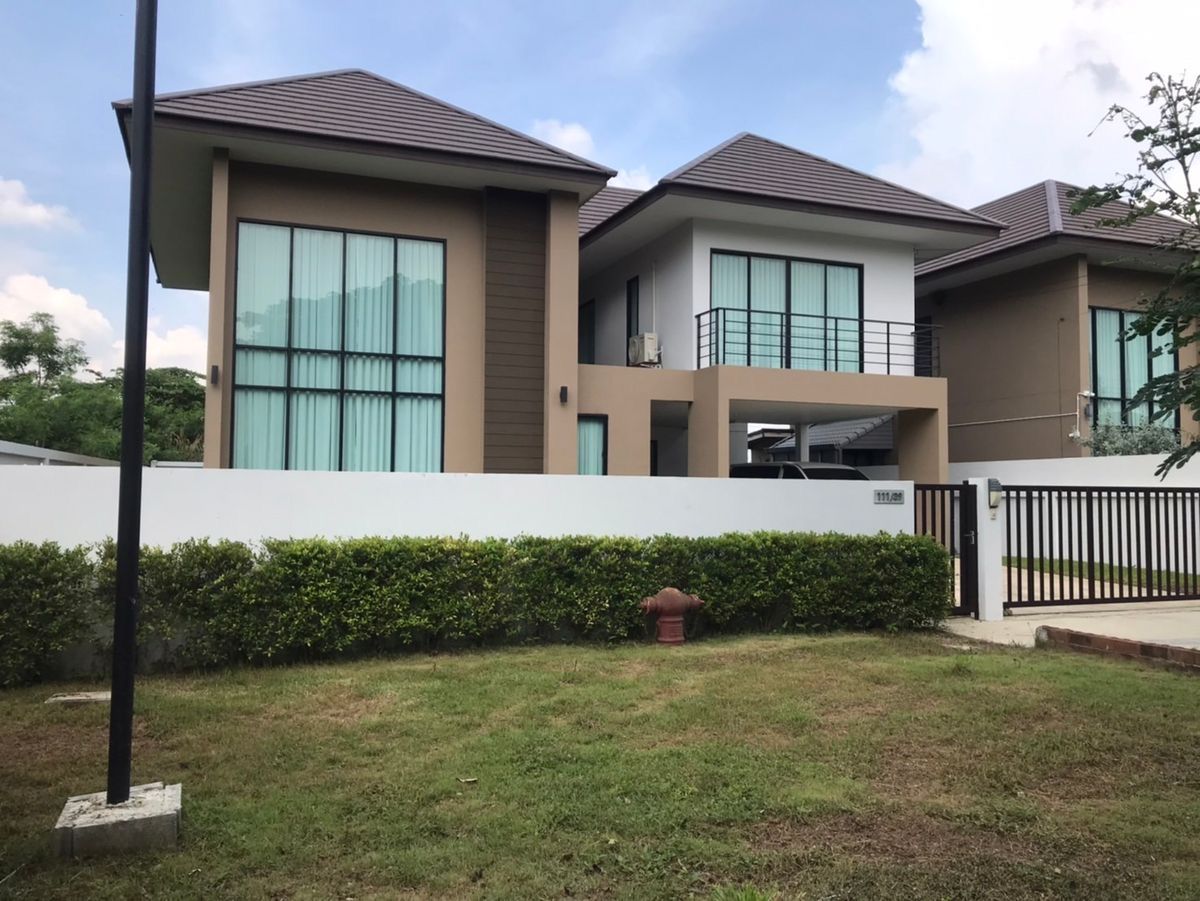 ให้เช่าบ้านมีนบุรี-ร่มเกล้า : ให้เช่าบ้านเดี่ยว 105 ตรว. The Grand บ้านราชพฤกษ์ - สุวินทวงศ์ ตรงข้ามสนามกอล์ฟวินด์เซอร์ปาร์ค 