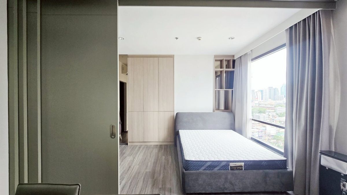 ให้เช่าคอนโดราชเทวี พญาไท : 🏙 ห้องมุม วิวโล่ง ใจกลางอนุสาวรีย์ฯ 🌟 IDEO MOBI RANGNAM เพียง 23,000 บาท/เดือน ✅ แต่งครบ พร้อมเข้าอยู่ ใกล้ BTS แค่ 300 เมตร