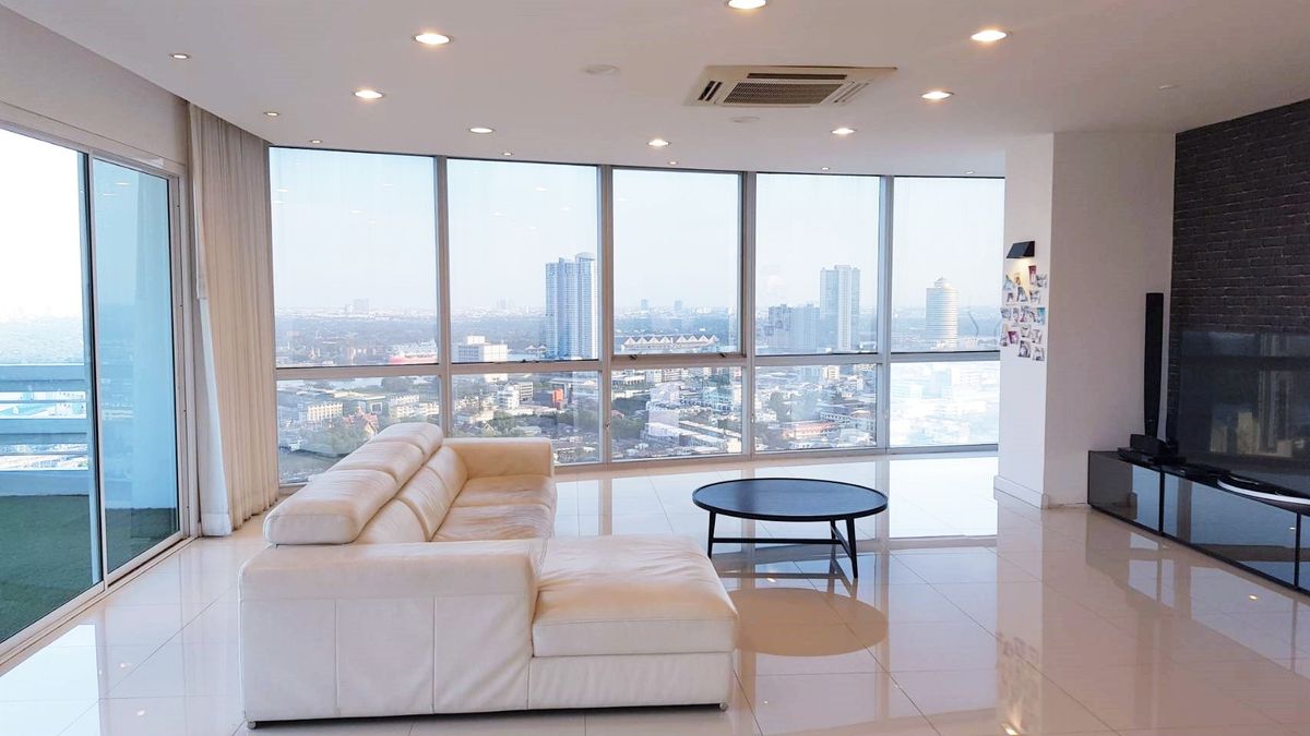 CondoRama3 (Riverside),Satupadit : Condo for rent & sale, Penthouse, 5 bedrooms 7 bathrooms, Stunning view and ready to move in