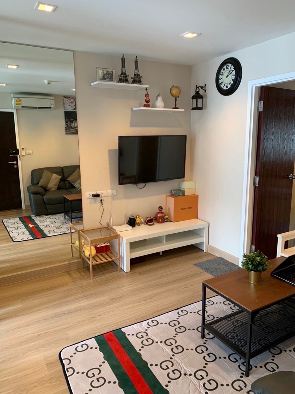 For RentCondoBangna, Bearing, Lasalle : For rent ✨ Knightsbridge Bearing ✨ Fully furnished and equipped with electrical appliances, near BTS Bearing
