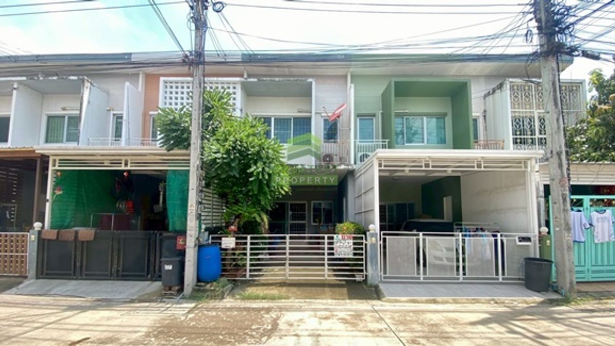 ขายทาวน์โฮมปทุมธานี รังสิต ธรรมศาสตร์ : ขายทาวน์เฮ้าส์ 2 ชั้น หมู่บ้านวีวิลเลจ2 คลองสอง เนื้อที่ 16.90 ตร.ว ทำเลดี ราคาไม่แพง พร้อมอยู่