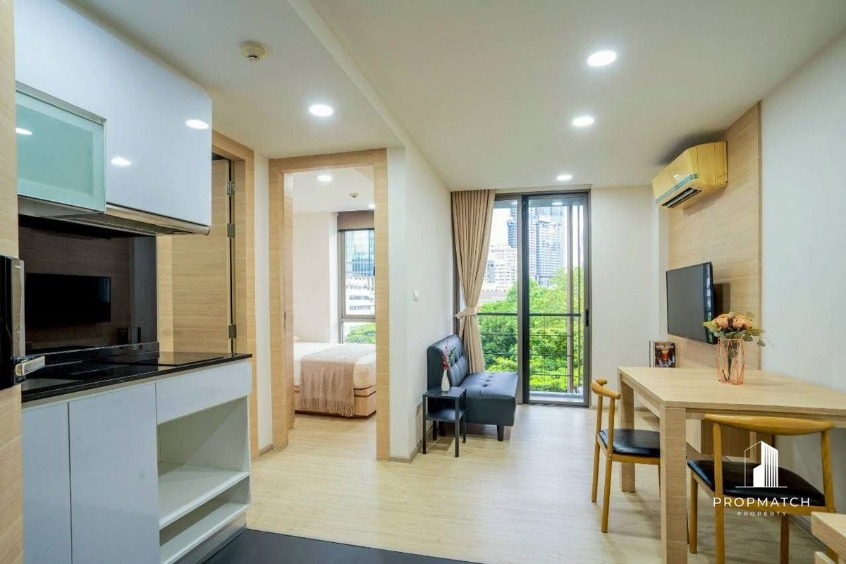ให้เช่าคอนโดสีลม ศาลาแดง บางรัก : ✨Flash Deal ✨Klass Silom(1Bed1Bath30SQM.) แต่งครบพร้อมอยู่ !! เพียง 21,000 บาทต่อเดือน Tel.0981315848 @propmatch