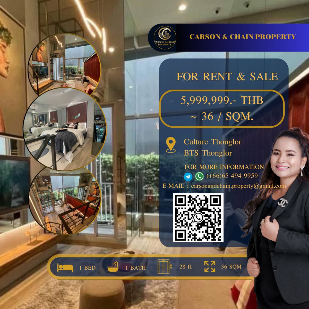 ขายคอนโดสุขุมวิท อโศก ทองหล่อ : Culture Thonglor  