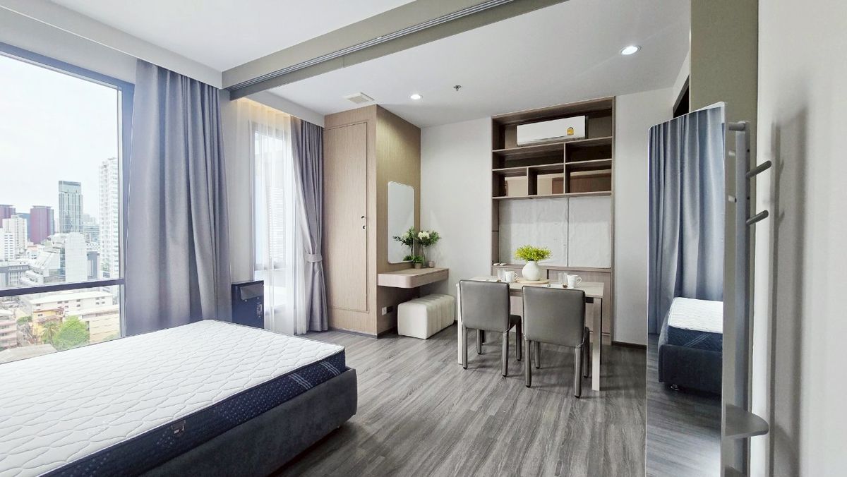 ให้เช่าคอนโดราชเทวี พญาไท : 🏙 ห้องมุม วิวโล่ง ใจกลางอนุสาวรีย์ฯ 🌟 IDEO MOBI RANGNAM เพียง 23,000 บาท/เดือน ✅ แต่งครบ พร้อมเข้าอยู่ ใกล้ BTS แค่ 300 เมตร