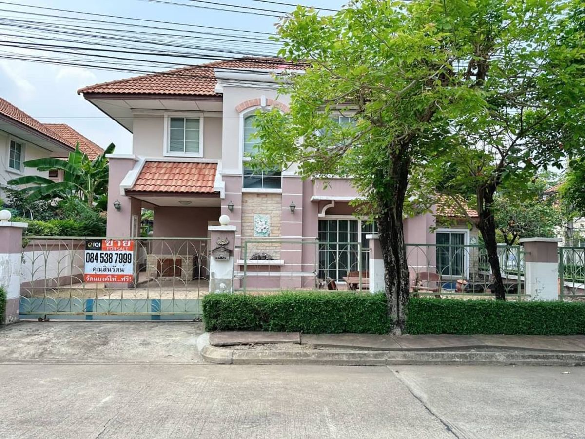 ขายบ้านปทุมธานี รังสิต ธรรมศาสตร์ : ขาย บ้านเดี่ยว มบ.การ์เด้น วิลล่า เดอะโฟร์ ซีซั่น รังสิต-คลอง 3 