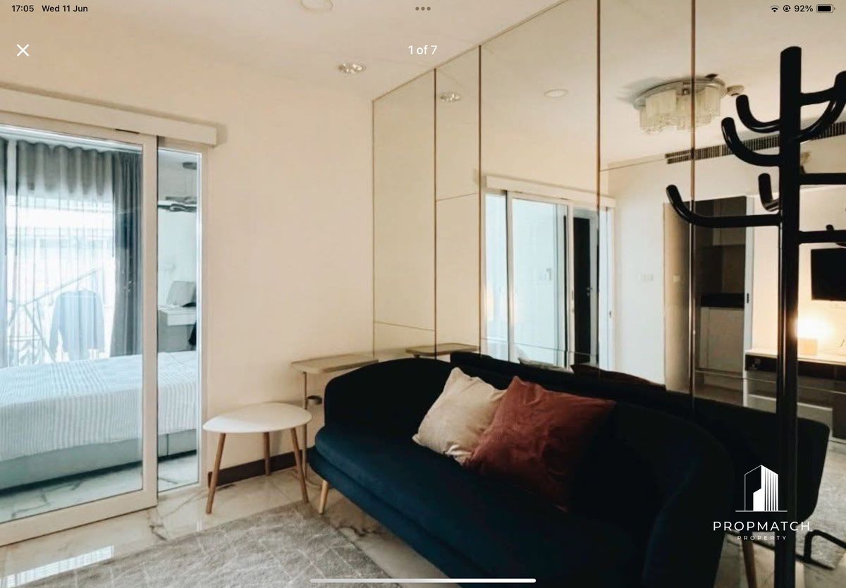 ให้เช่าคอนโดสยาม จุฬา สามย่าน : ✨Flash Deal ✨Vertiq Rama 4 - Siam(1Bed1Bath34SQM.) แต่งครบพร้อมอยู่ !! เพียง 20,000 บาทต่อเดือน Tel.0981315848 @propmatch