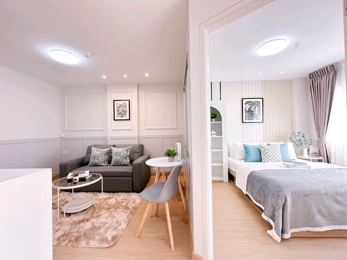 For SaleCondoRamkhamhaeng, Hua Mak : Beautiful room ready 🌈 Lumpini Condo Town, Bodindecha -Ramkhamhaeng ❣️ connect many routes